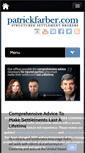 Mobile Screenshot of patrickfarber.com